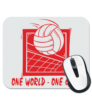 Коврик для мыши One world - one game