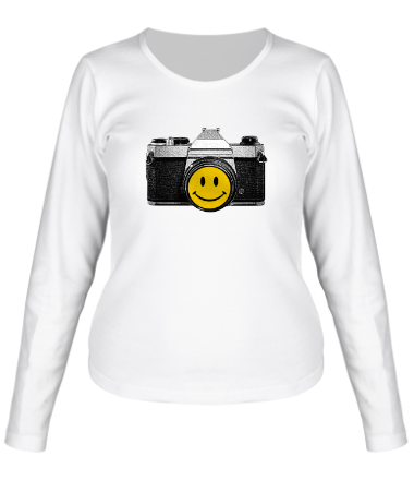 Женская футболка длинный рукав Smile