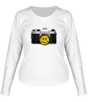 Женская футболка длинный рукав Smile фото