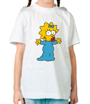 Детская футболка Maggie Simpson фото