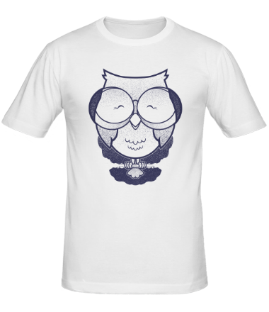 Мужская футболка Сова в очках