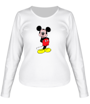 Женская футболка длинный рукав Mickey фото