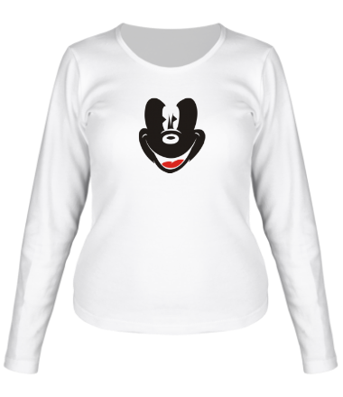 Женская футболка длинный рукав Mickey