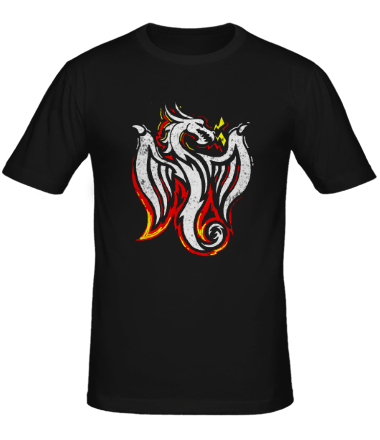 Мужская футболка Огненный Дракон