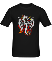 Мужская футболка Огненный Дракон фото