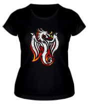 Женская футболка Огненный Дракон фото