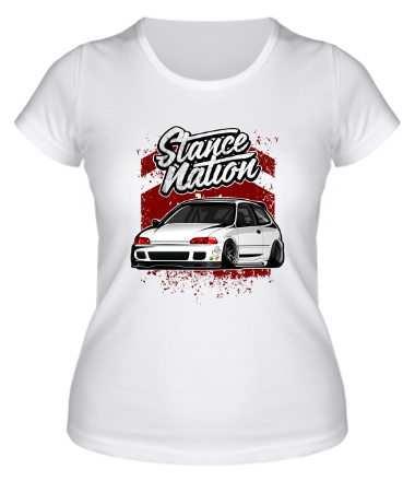 Женская футболка Stancenation Civic