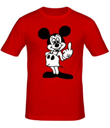 Мужская футболка Mickey Mouse & Fuck