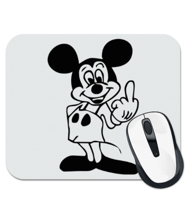 Коврик для мыши Mickey Mouse & Fuck