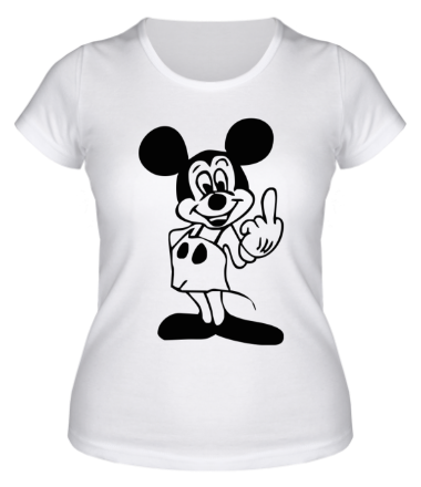 Женская футболка Mickey Mouse & Fuck