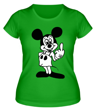 Женская футболка Mickey Mouse & Fuck