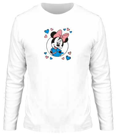 Мужская футболка длинный рукав Mini Mouse