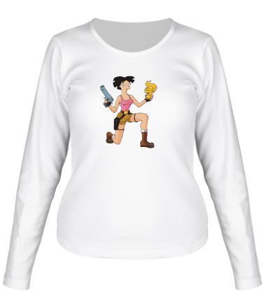 Женская футболка длинный рукав Футурама - Amy Wong