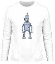 Мужская футболка длинный рукав Футурама - Bender