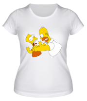 Женская футболка Simpsons фото