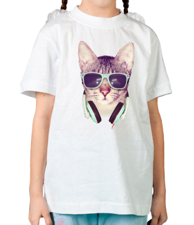 Детская футболка Крутой кот