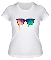 Женская футболка Абстрактные очки