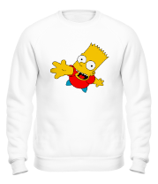 Толстовка без капюшона Симпсоны - Барт фото