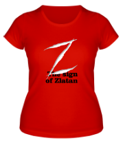 Женская футболка Zlatan фото