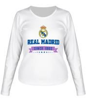 Женская футболка длинный рукав Реал Мадрид с 1902 года фото