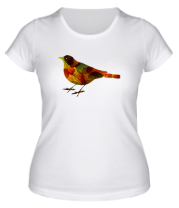 Женская футболка Осенния птица фото