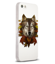 Чехол для iPhone Осенний Волк фото