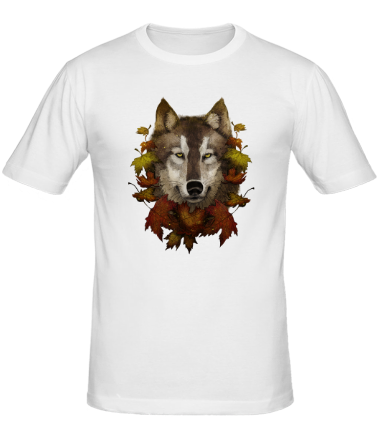 Мужская футболка Осенний Волк