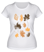 Женская футболка Осенние Листья фото
