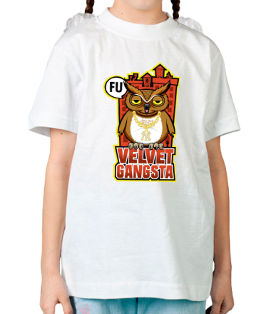 Детская футболка Owl gangsta