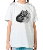 Детская футболка Одинокий волк фото