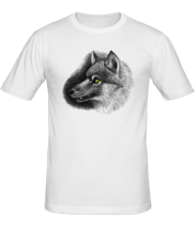 Мужская футболка Одинокий волк фото