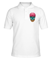 Мужская футболка поло Skull Icecream  фото