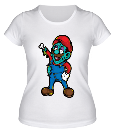 Женская футболка Зомби Марио