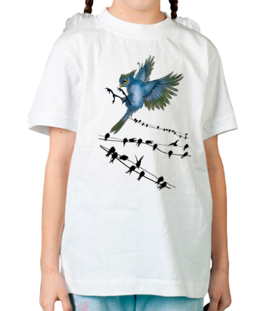 Детская футболка Птички