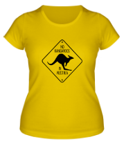 Женская футболка Нет кенгуру в Австрии фото