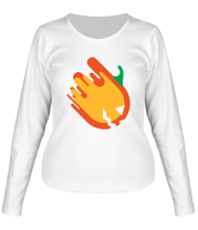 Женская футболка длинный рукав Дьявольски плод фото
