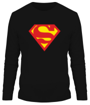 Мужская футболка длинный рукав Superman фото