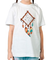 Детская футболка Ромбовидный ловец снов фото