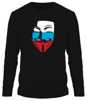 Мужская футболка длинный рукав Русский анонимус фото