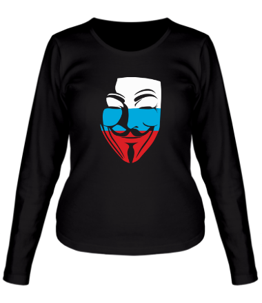 Женская футболка длинный рукав Русский анонимус
