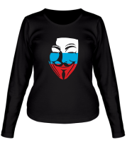 Женская футболка длинный рукав Русский анонимус фото