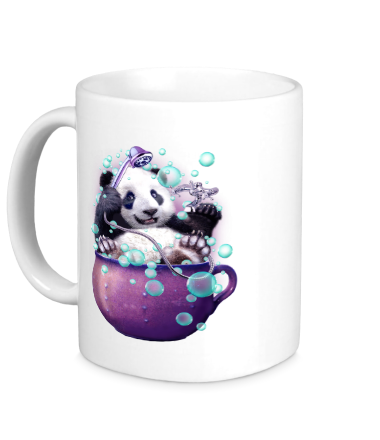 Кружка Панда в ванной