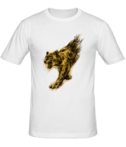Мужская футболка Леопард фото