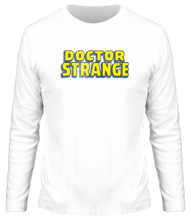 Мужская футболка длинный рукав Dr. Strange Logo