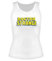 Женская майка борцовка Dr. Strange Logo фото