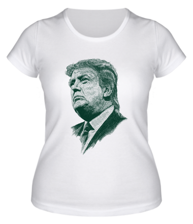 Женская футболка Donald John Trump