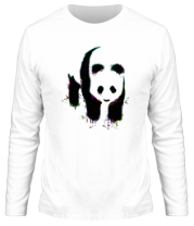 Мужская футболка длинный рукав Панда фото