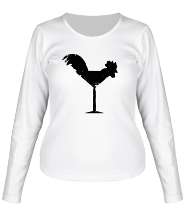 Женская футболка длинный рукав Cocktail