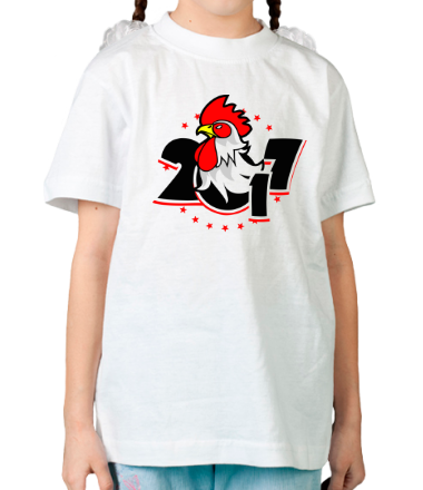 Детская футболка Огненный петух 2017