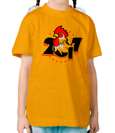 Детская футболка Огненный петух 2017